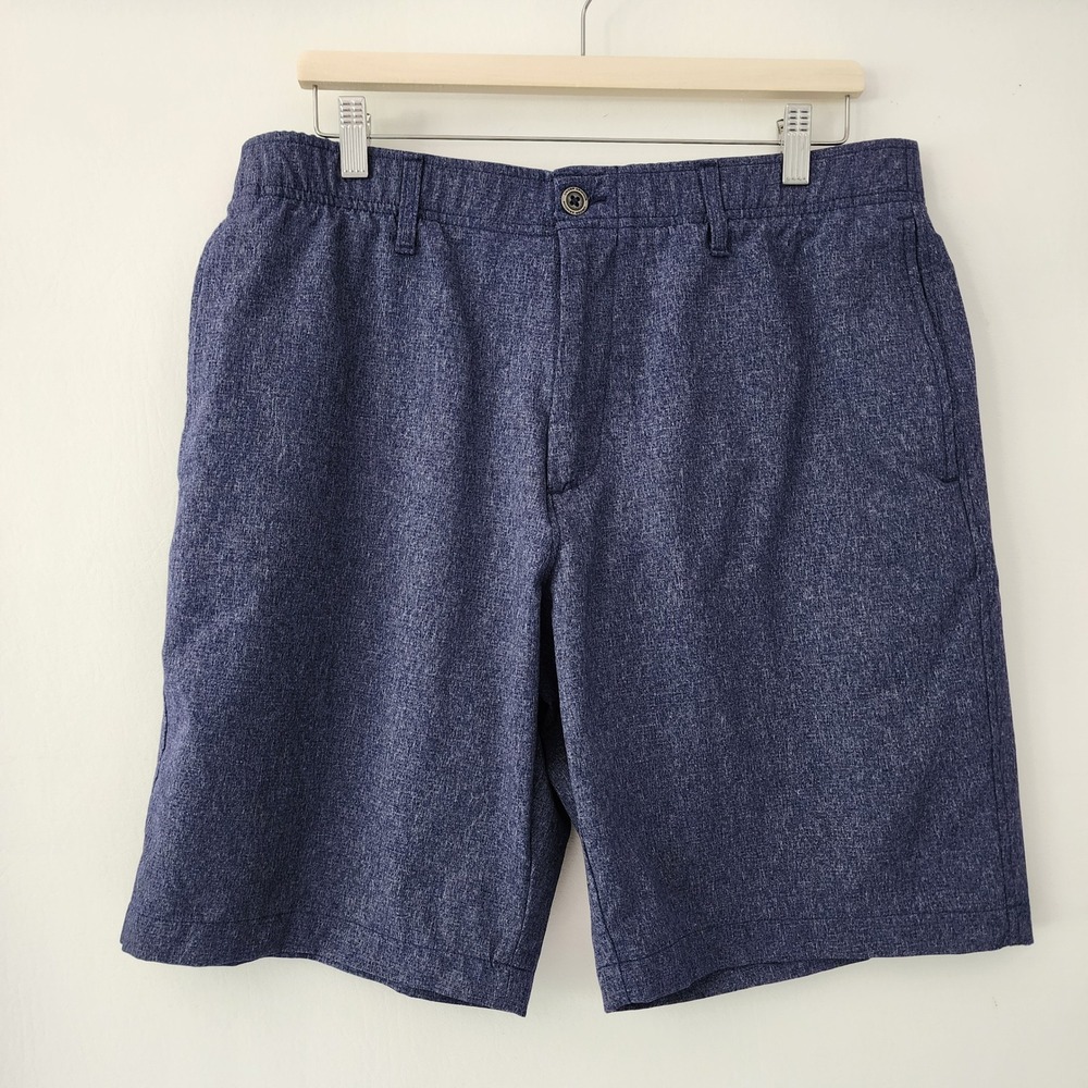 Under Armour blue flat front chino golf shorts mens‎ size 38